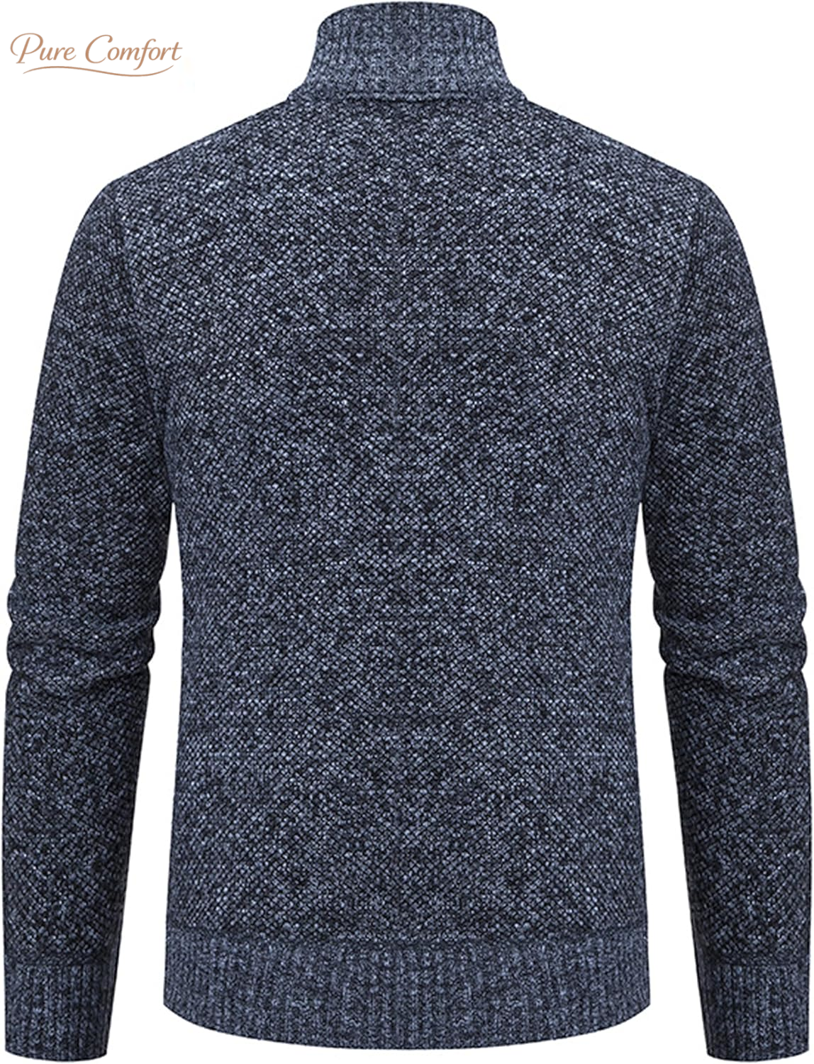 Men'S Cardigan Sweaters Casual Full Zip Sweaters Knitted Cardigan with Pockets