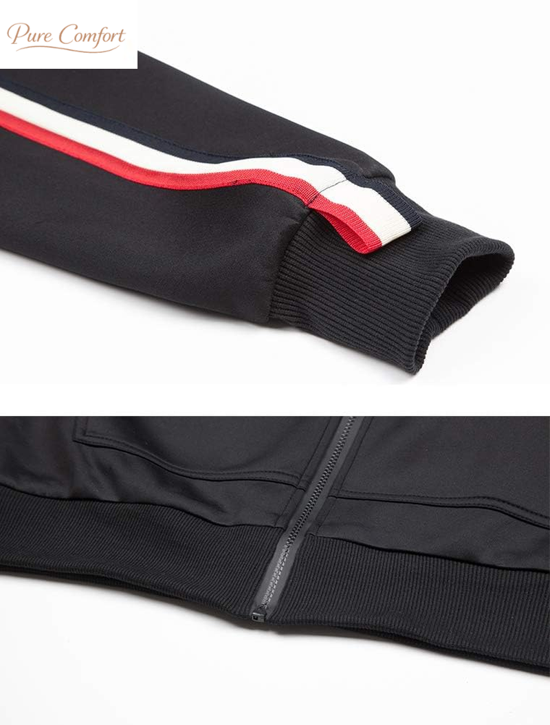 Men'S Casual Tracksuit Set Long Sleeve Full-Zip Running Jogging Athletic Sweat Suits