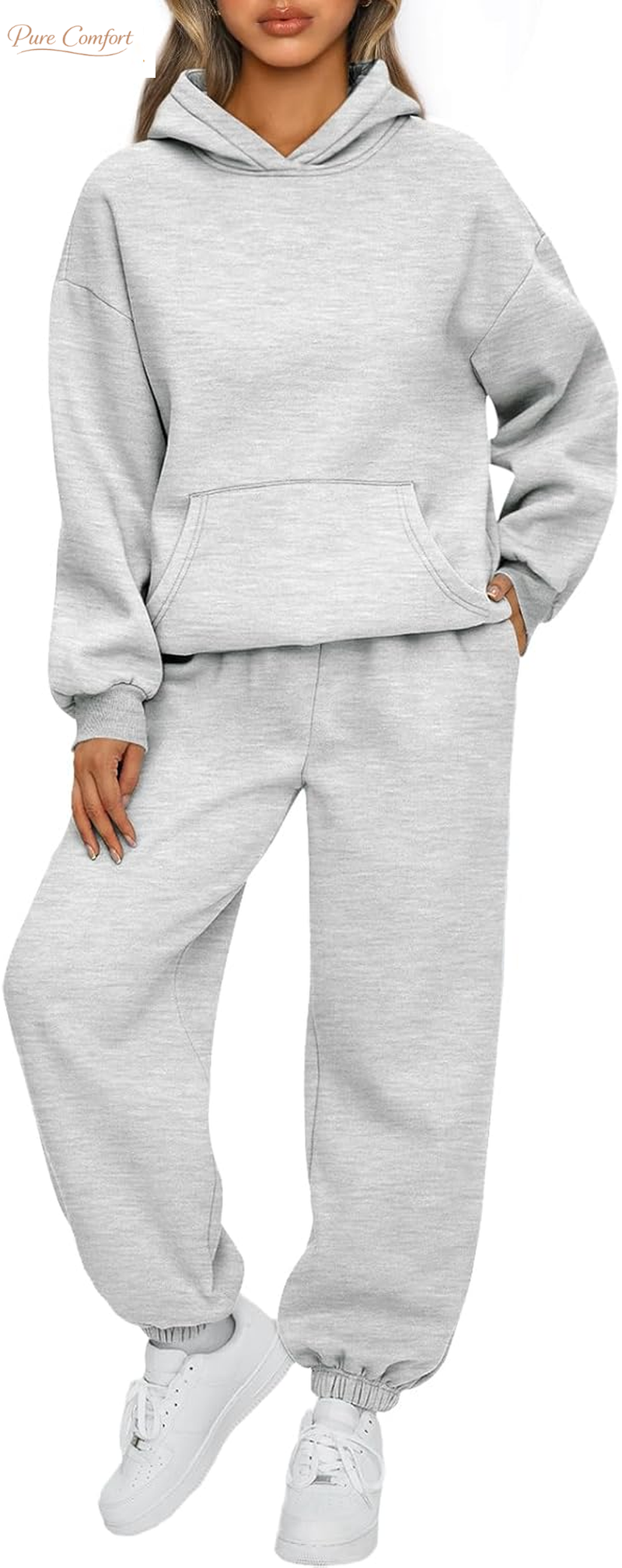 Womens 2 Piece Outfits Lounge Hoodie Sweatsuit Sets plus Size Fall Fashion Clothes Airport Travel Pants Tracksuits