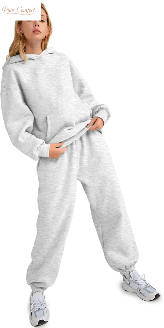 Womens 2 Piece Outfits Lounge Hoodie Sweatsuit Sets plus Size Fall Fashion Clothes Airport Travel Pants Tracksuits