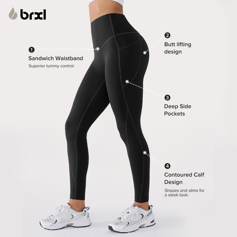 BRXL Scrunch Butt Leggings for Women Amplify Contour Legging Seamless Yoga Pants Workout Gym Booty Lifting Tights-1