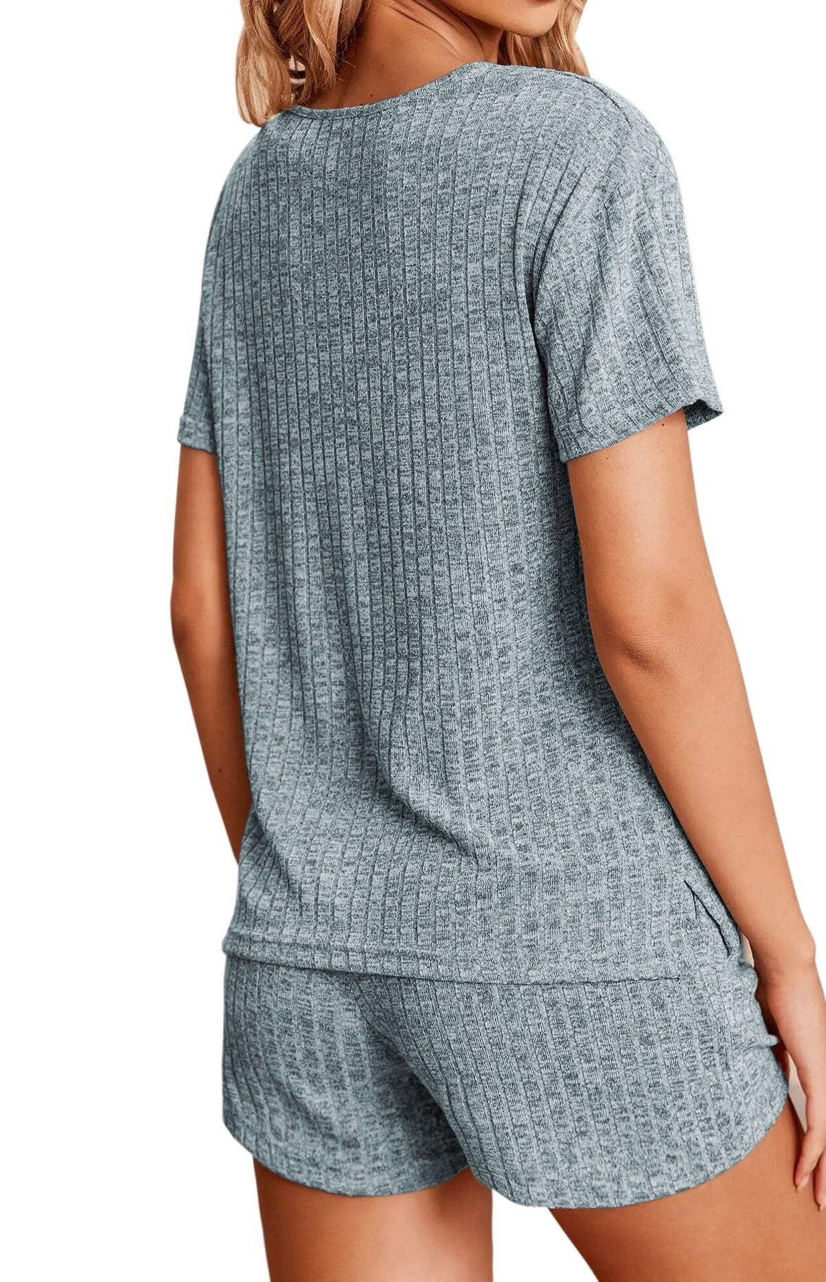 2 Piece Sets Summer Pajamas Womens Tops and Shorts Sleepwear Outfits Lounge Sets Casual