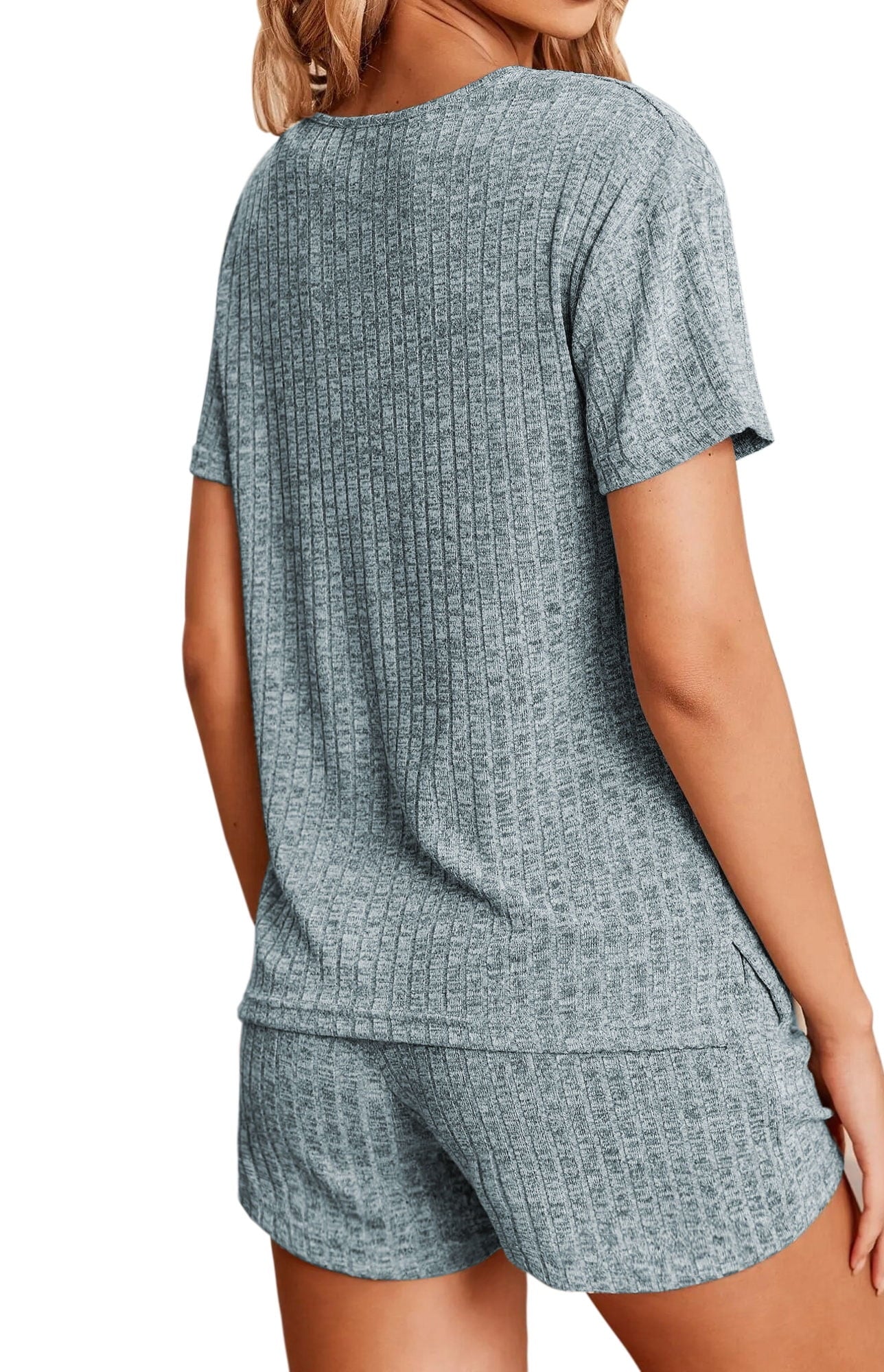 2 Piece Sets Summer Pajamas Womens Tops and Shorts Sleepwear Outfits Lounge Sets Casual