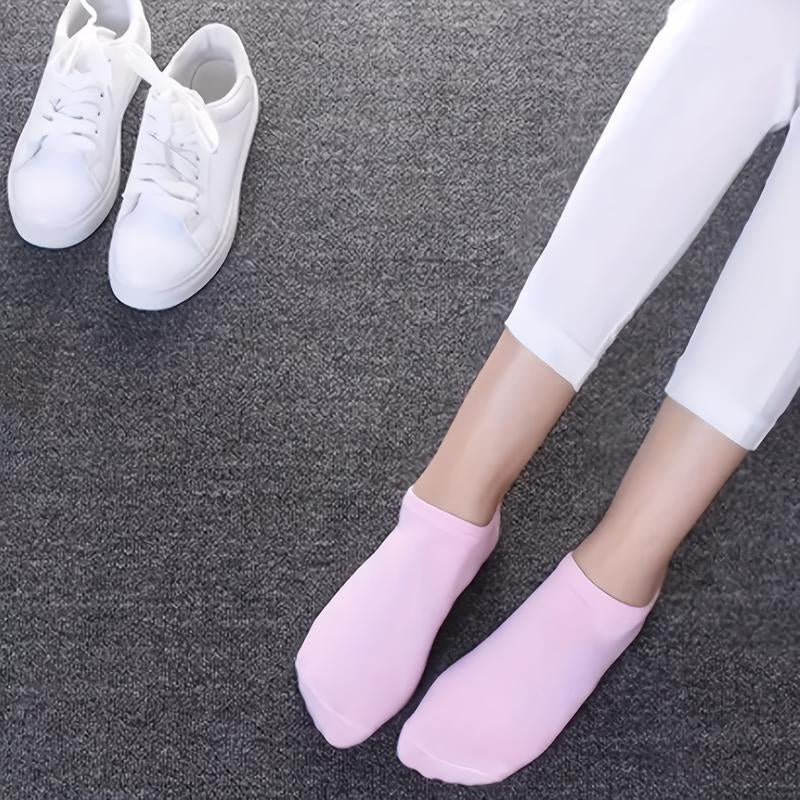 10 Pairs/20 Pairs of Candy Colored Socks, Casual Breathable Low Cut Socks, Women'S Long Socks and Stockings, Long Socks and Pantyhose, Comfortable, Soft and Breathable
