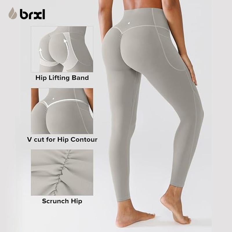 BRXL Scrunch Butt Leggings for Women Amplify Contour Legging Seamless Yoga Pants Workout Gym Booty Lifting Tights-1