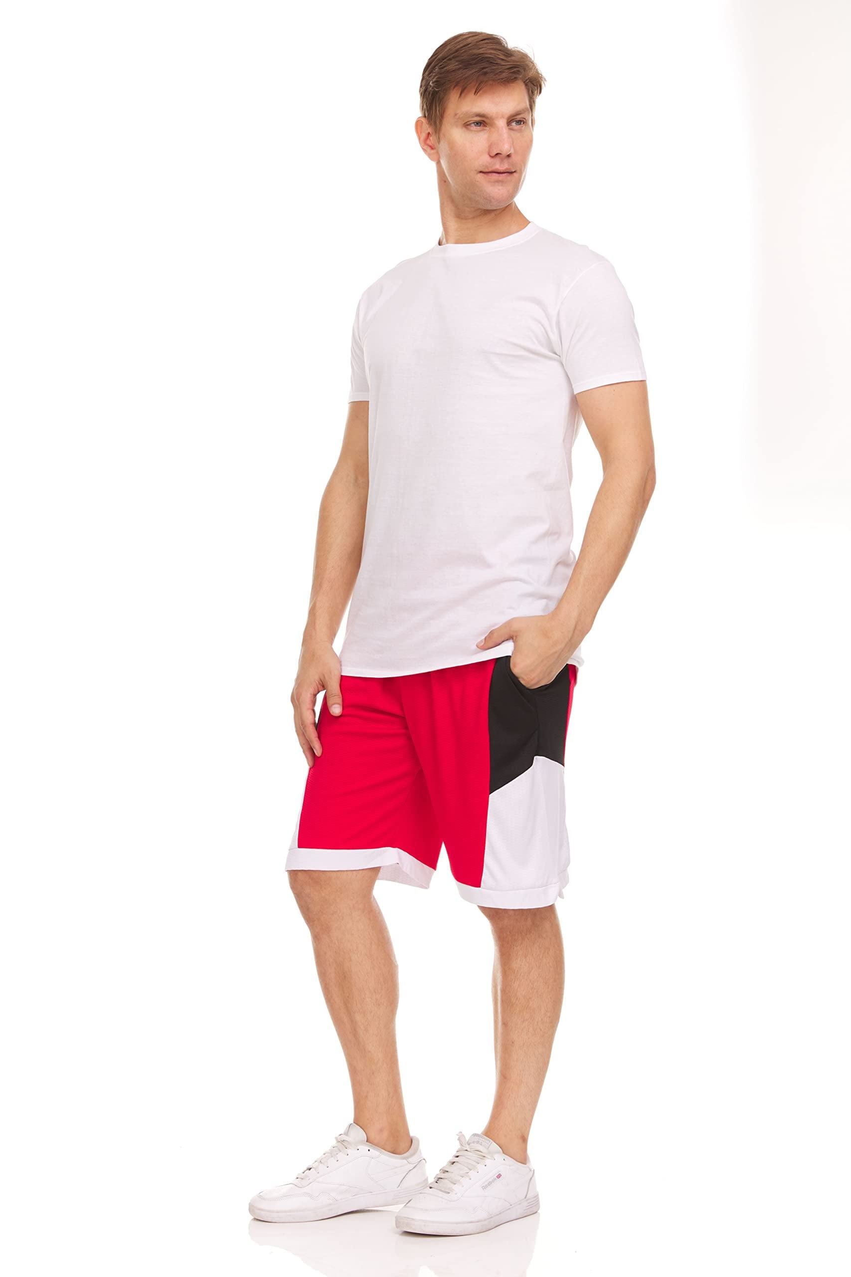 Men’S Cotton T-Shirt 6 Pack, Big Tall Short Sleeve Lightweight Tees for Men, Packs of Bulk T-Shirts (5X-Large)