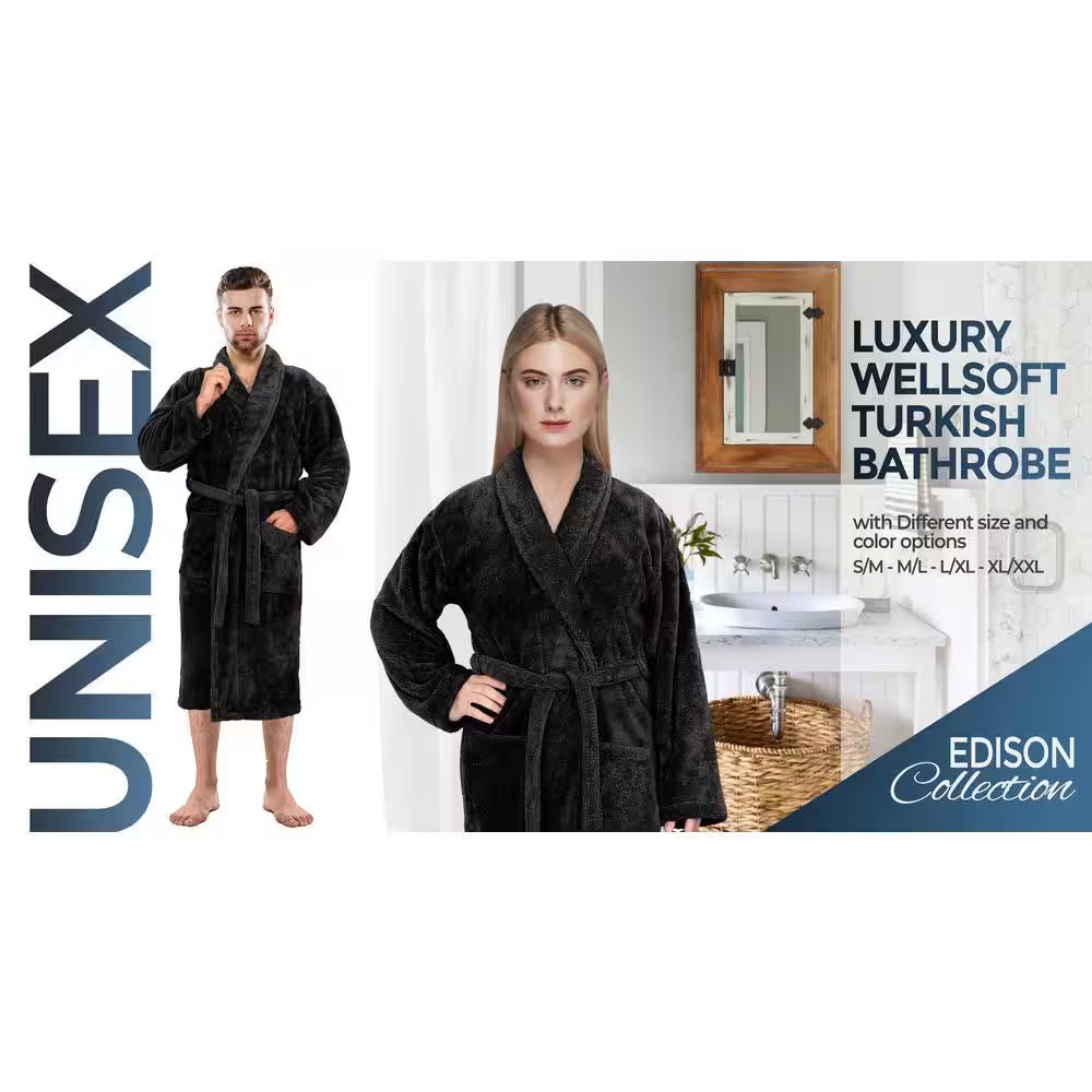 L-XL Black Mens and Womens Robes