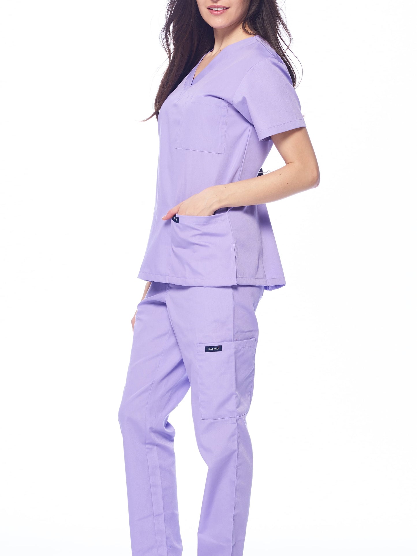 Medical Uniform Unisex Scrubs Set Scrub Top and Pants