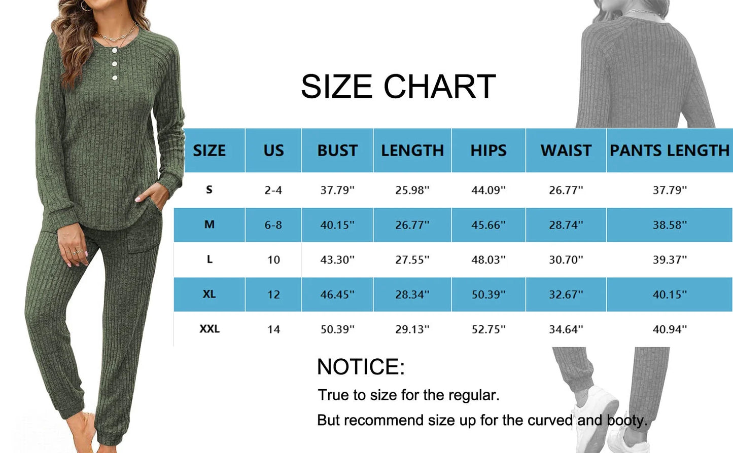 Two Piece Womens Pajama Sets Button down Shirts and Drawstring Pants with Pockets Solid Lounge Sets for Women