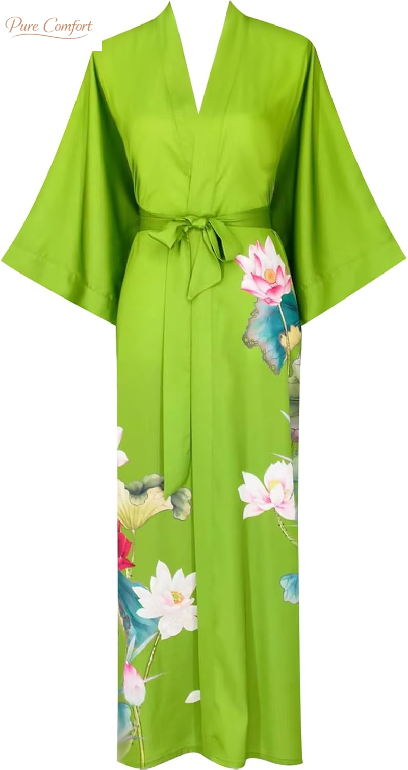 Women'S Satin Kimono Robes, Bathrobes, Pajamas, Loungewear