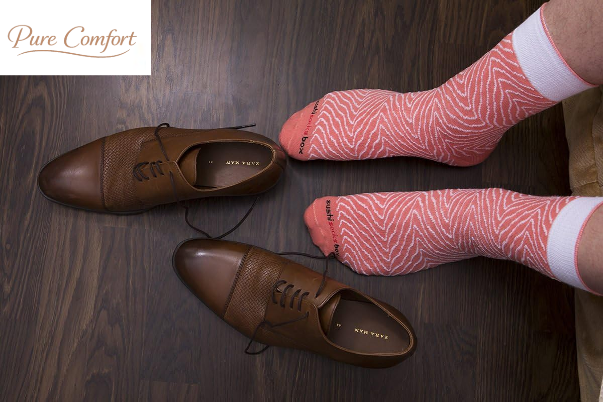 - Men'S Women'S - Sushi Socks Box Salmon Tamago - 2 Pairs