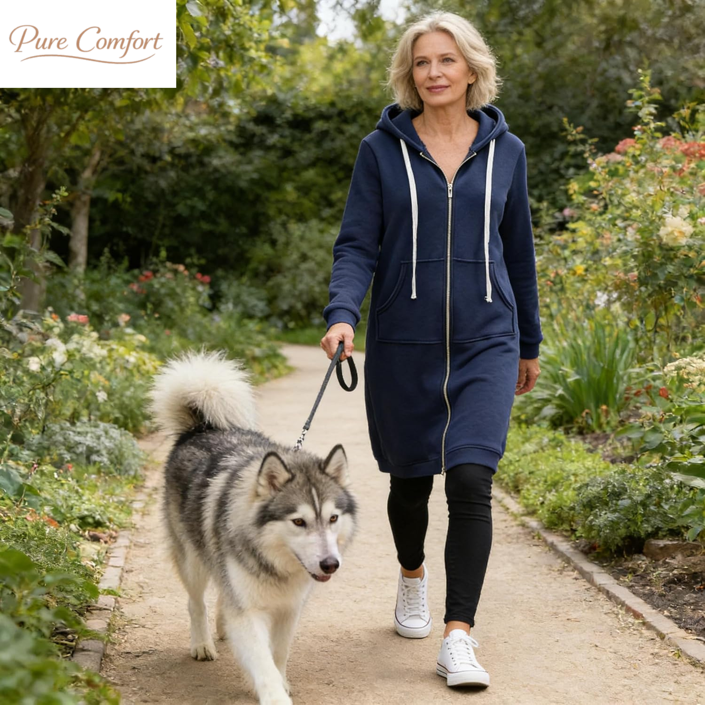 Womens Long Zip up Hoodies Comfortable Fleece Fashion Sweatshirts 2026 Casual Jackets with Pockets