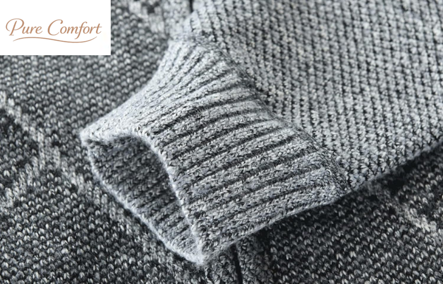 Men'S Cardigan Sweaters Casual Full Zip Sweaters Knitted Cardigan with Pockets
