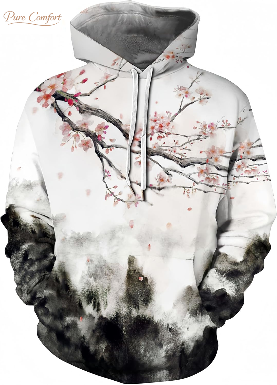 Men Women Unisex Hoodies Novelty 3D Print Graphic Hooded Pullover Sweatshirt with Pocket