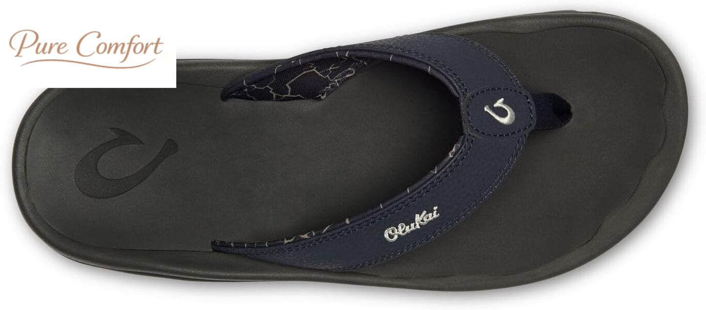 Ho'Opio Hau Women'S Beach Sandals, Quick-Dry Flip-Flop Slides, Water Resistant Suede Lining & Wet Grip Soles, Soft Comfort Fit & Arch Support