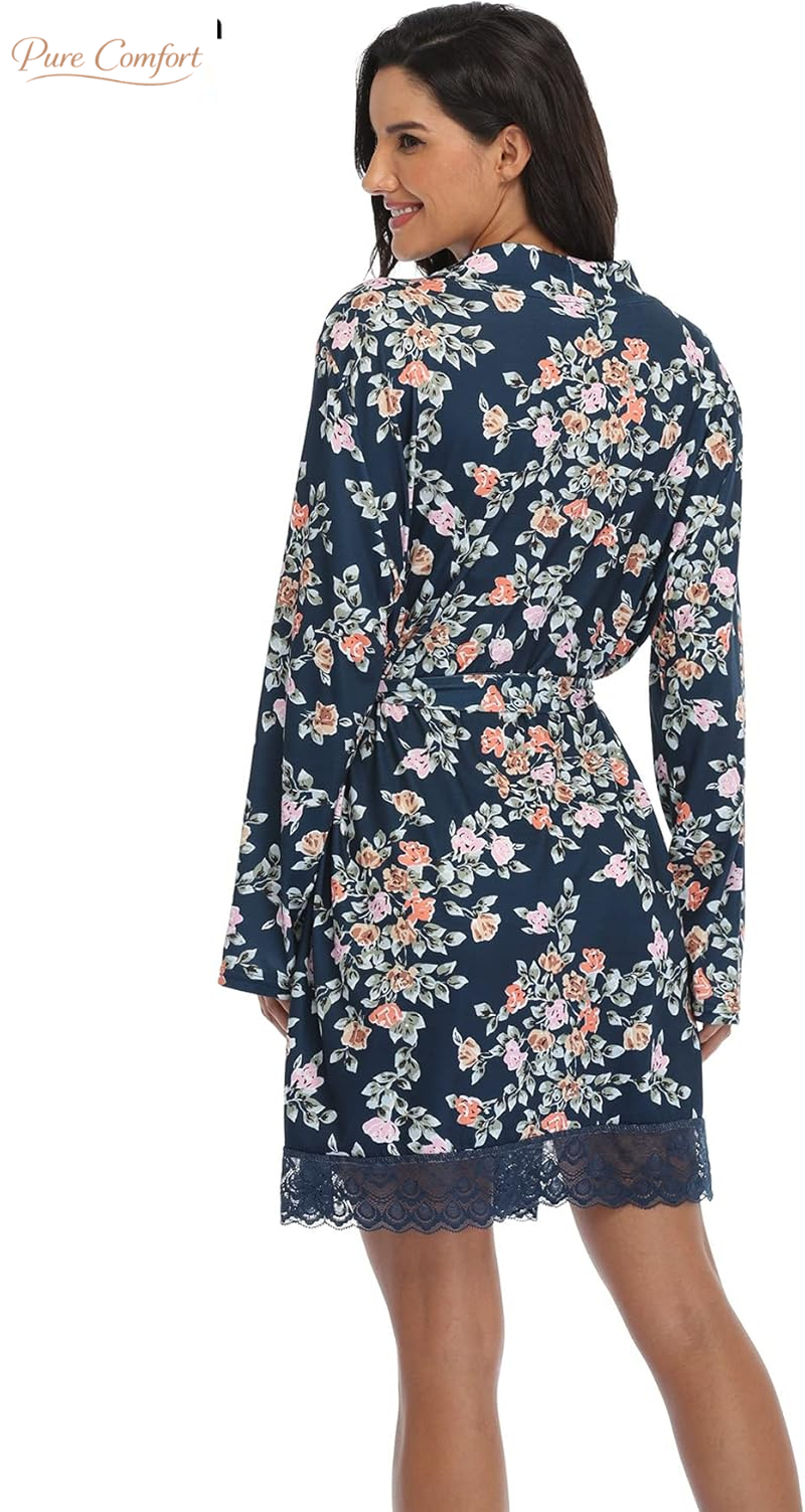 Maternity Robes for Women - Hospital Labor Delivery Robes - Pregnancy Nursing Sleepwear
