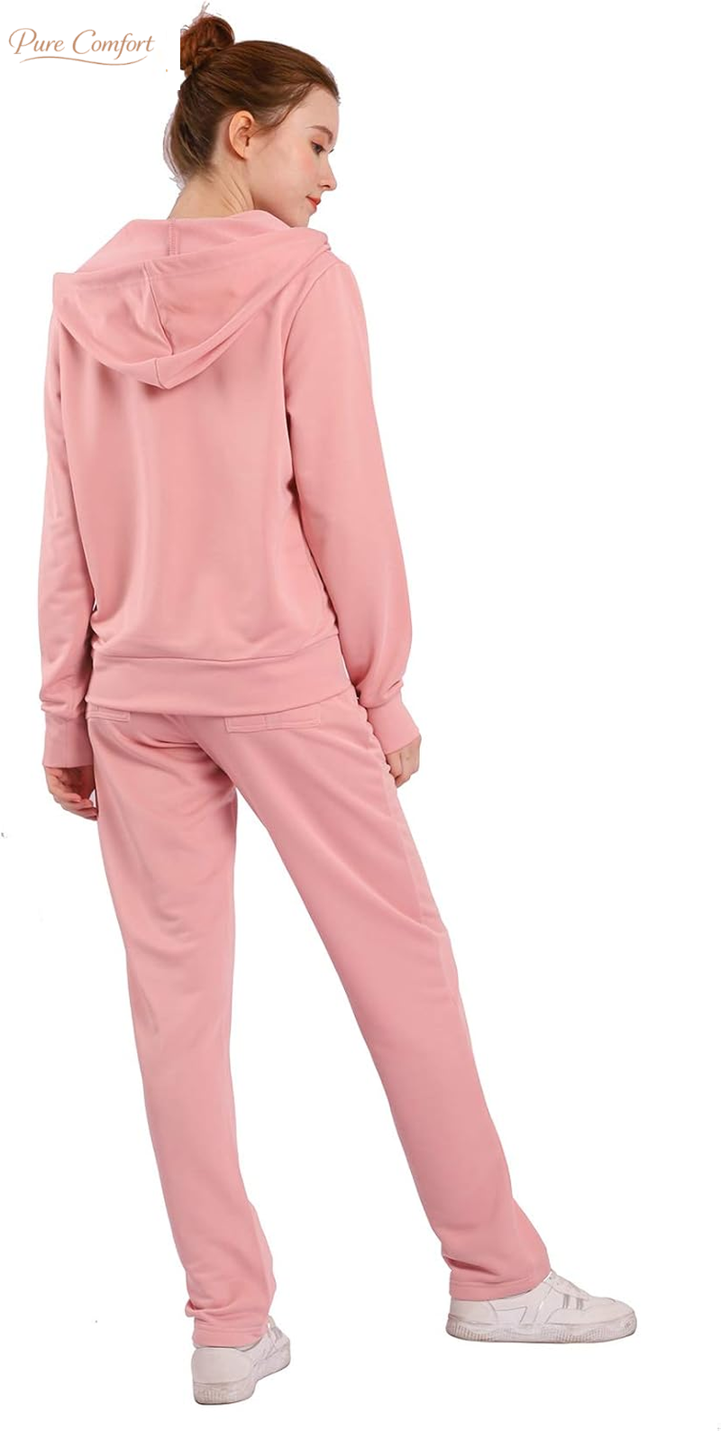 Tracksuit Sets Womens 2 Piece Sweatsuits Fashion Cozy Fleece Zip up Hoodies and Sweatpants Jogging Sets