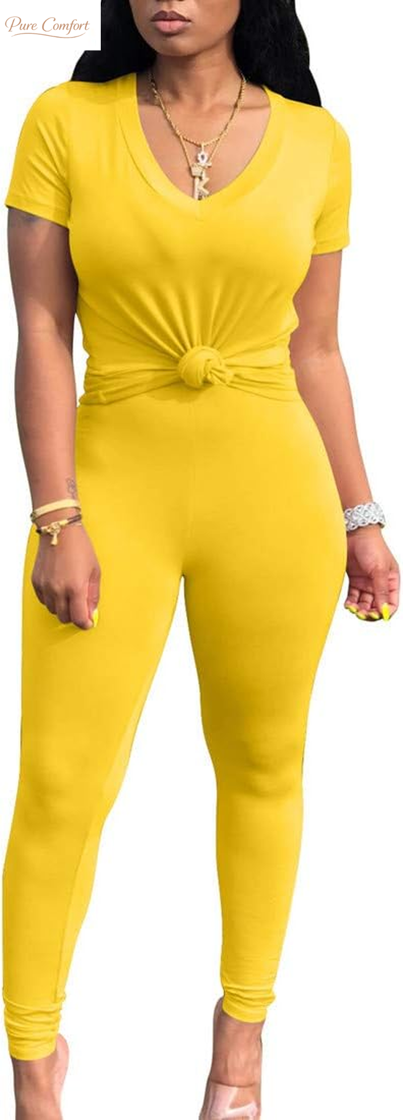 2 Piece Outfits for Women Workout Track Suits Long Sleeve Top Jogger Legging Pants Sets