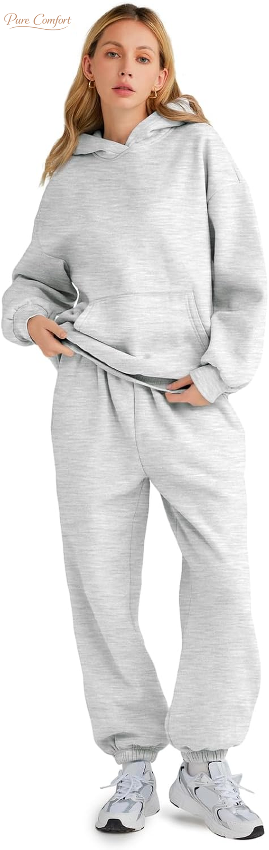 Womens 2 Piece Outfits Lounge Hoodie Sweatsuit Sets plus Size Fall Fashion Clothes Airport Travel Pants Tracksuits