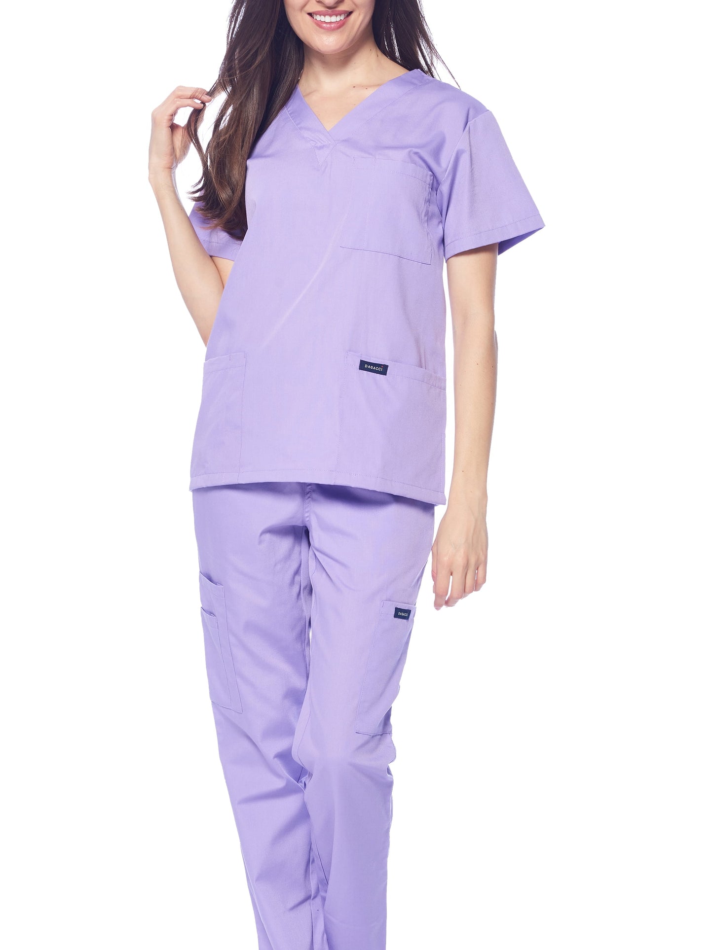 Medical Uniform Unisex Scrubs Set Scrub Top and Pants