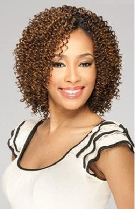 Que Human Hair Weave Mastermix - Jerry Curl 3Pcs-P4/27
