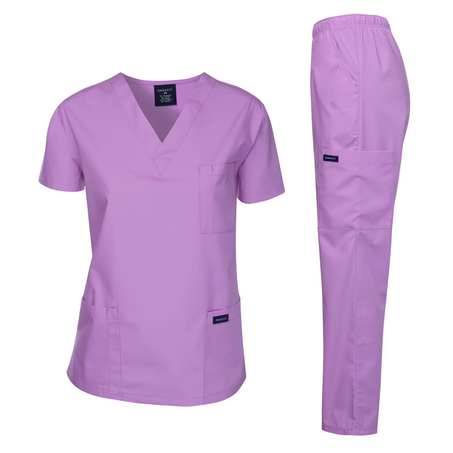 Medical Uniform Unisex Scrubs Set Scrub Top and Pants