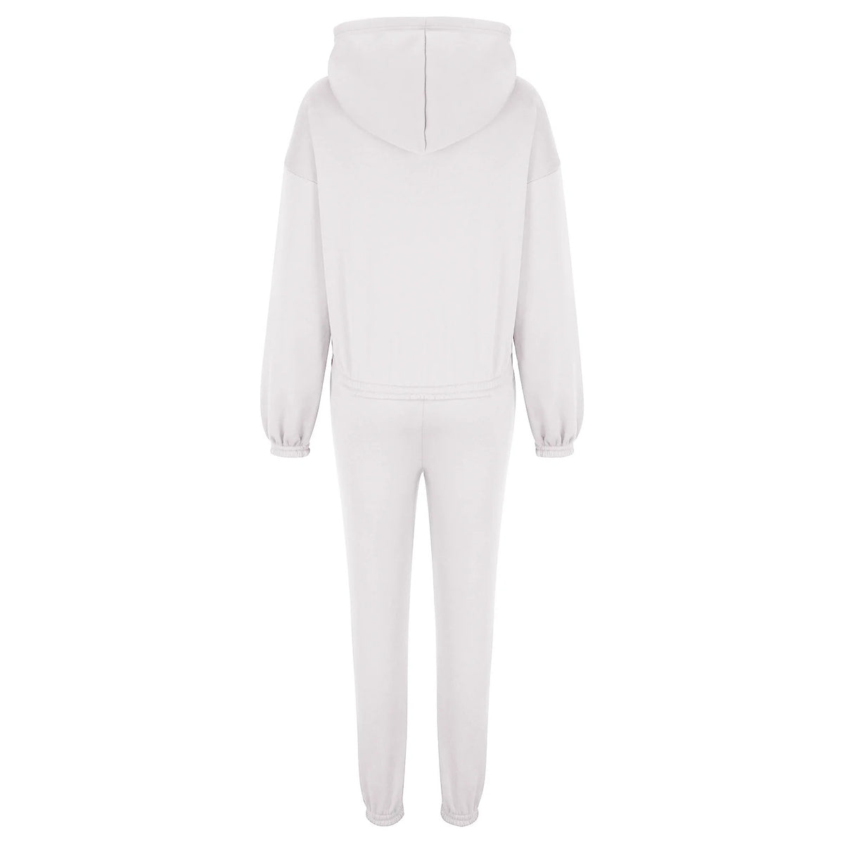Two Piece Outfits for Women Solid Color Hoodies Tracksuit Sets Sweatsuit Long Sleeve Hoodie and Sweat Pants Jogger Workout Suit with Pockets