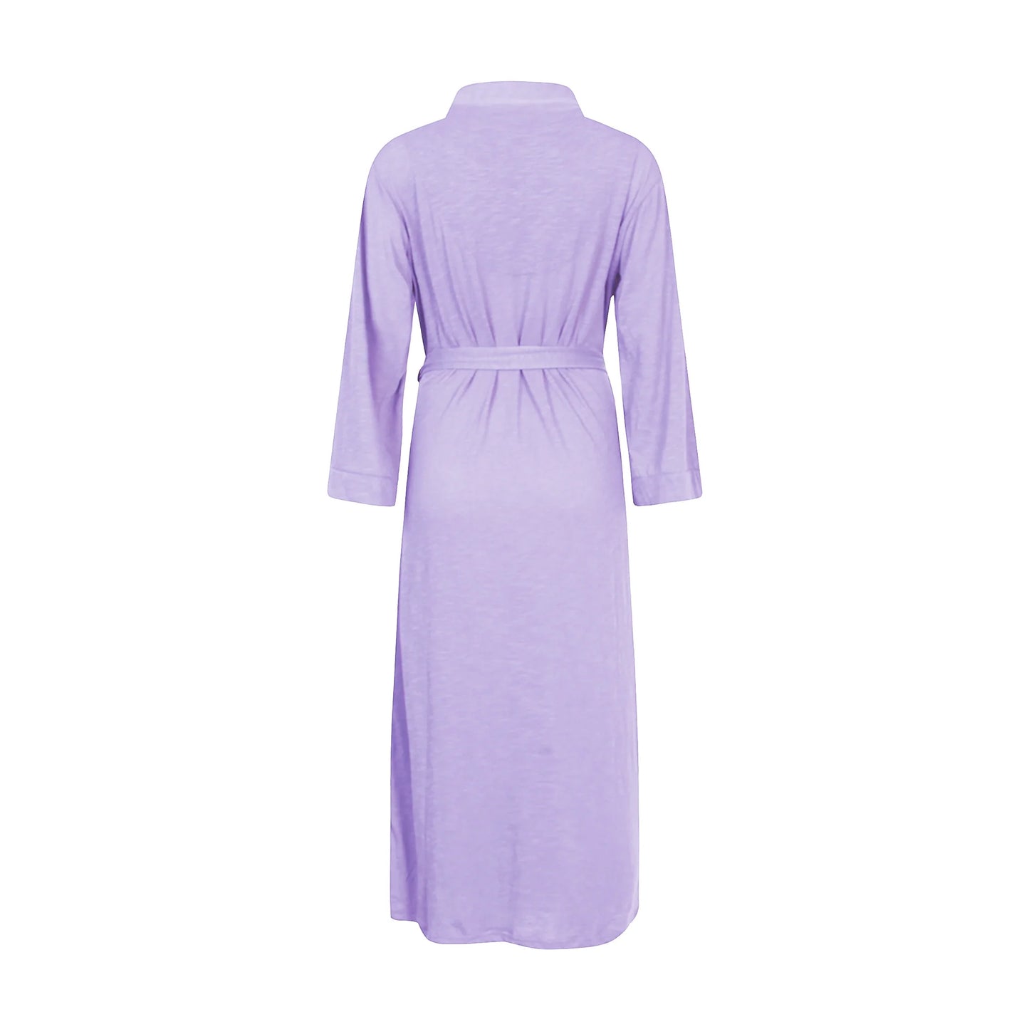 Bathrobe Kimono Women'S Cotton Robe Long Belted Dressing Gown Lounge Night Spa RHW2824-I-XL