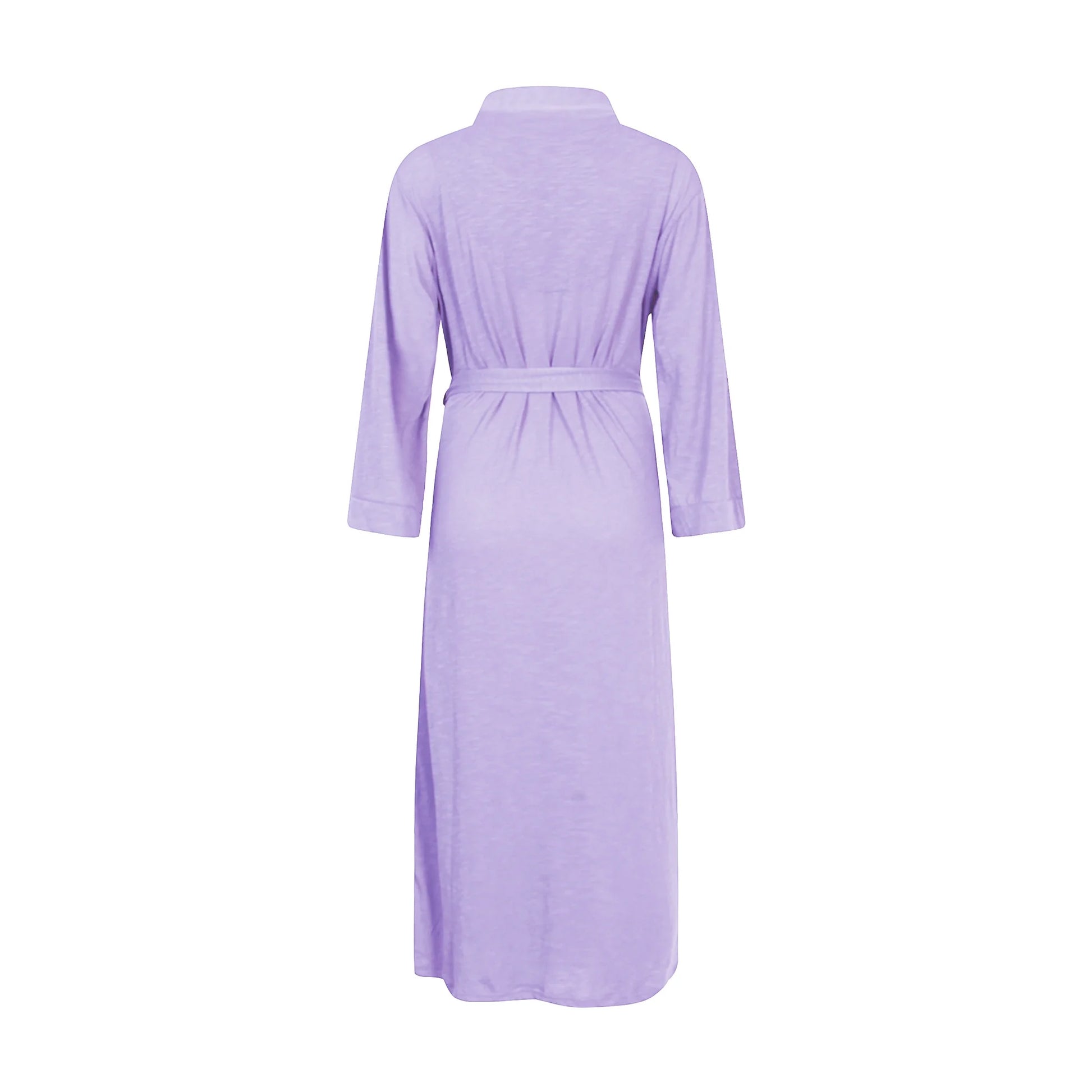 Bathrobe Kimono Women'S Cotton Robe Long Belted Dressing Gown Lounge Night Spa RHW2824-I-XL