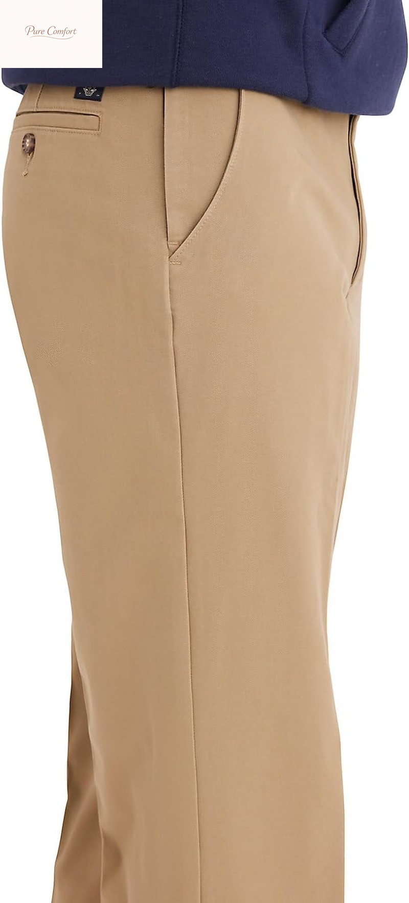 Men'S Classic Fit Workday Khaki Smart 360 FLEX Pants (Standard and Big & Tall)