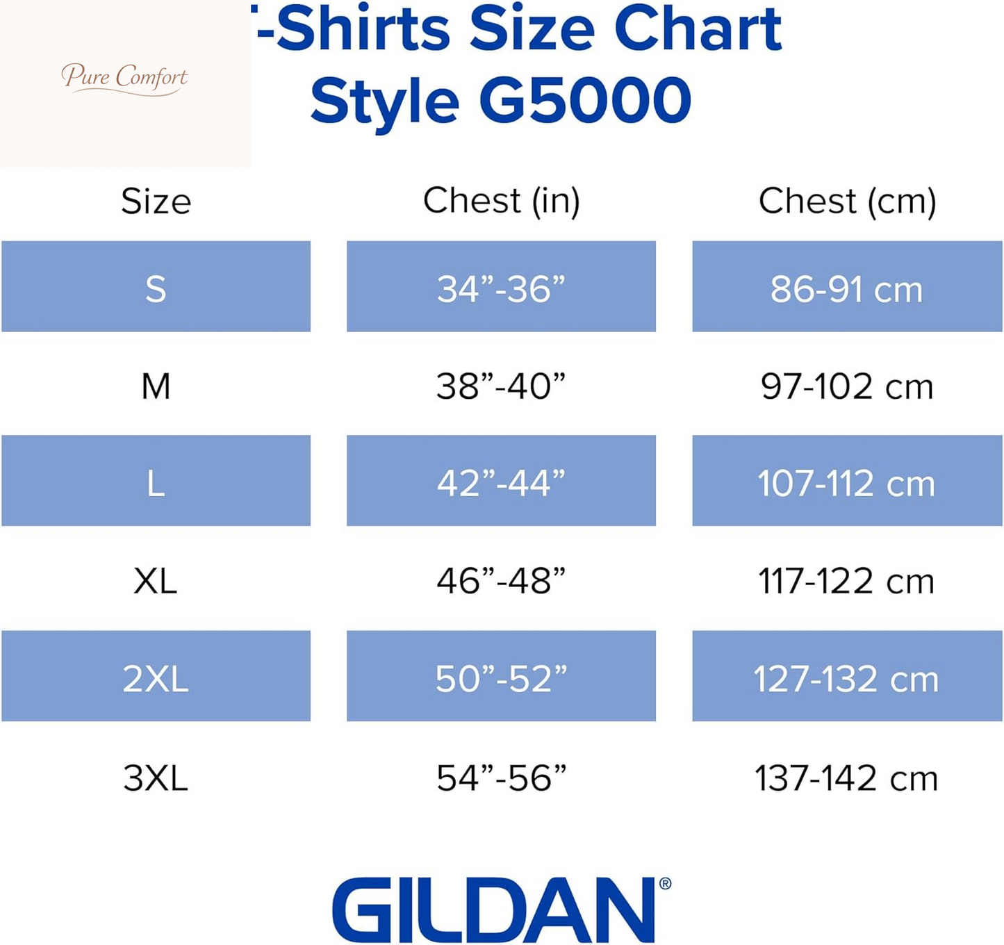 Adult Heavy Cotton T-Shirt, Style G5000, Multipack